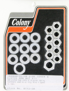 TRANSMISSION SIDE COVER & CLUTCH ARM NUT KIT